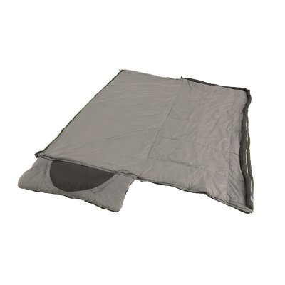 Outwell Contour Midnight Black åben med kold side opad.