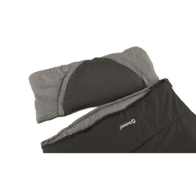 Puden på soveposen Outwell Contour Midnight Black kan fjernes via en lynlås.