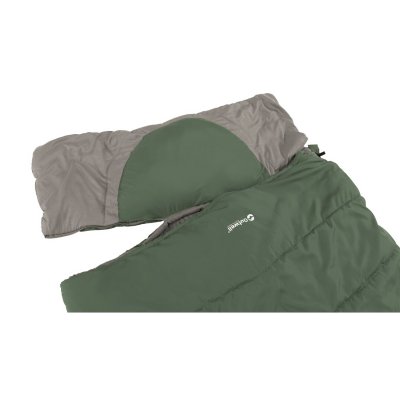 Aftagelig pude på Outwell Contour Lux XL Camping sovepose.