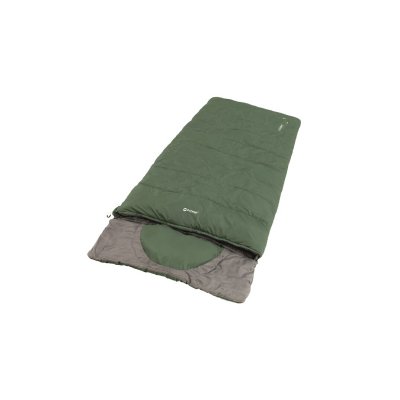 Outwell Contour Lux XL sovepose med helt lukket lynlås.