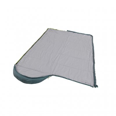 Soveposen går helt åben og bruges som dynen.