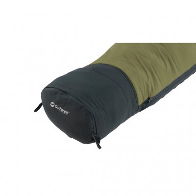 Den sovepose kan udvides med henblik på at få 30 cm ekstra