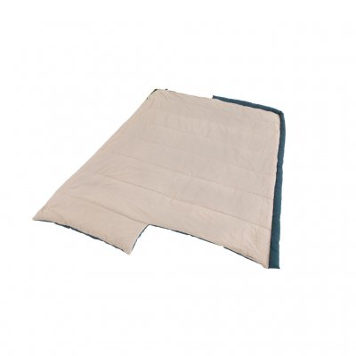 Outwell Celestial Lux Camping Yders taske er åben og bruges som dyner.