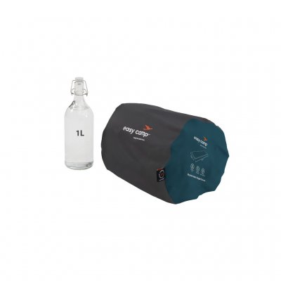 Easy Camp Skylark Single 5,0 cm kan rulles sammen til en lille pakkestørrelse.