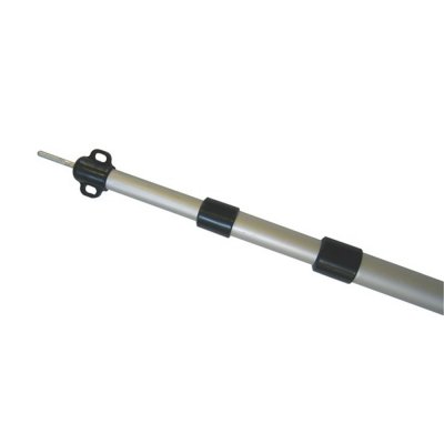 Teleskopisk teltstang i aluminium i tre sektioner