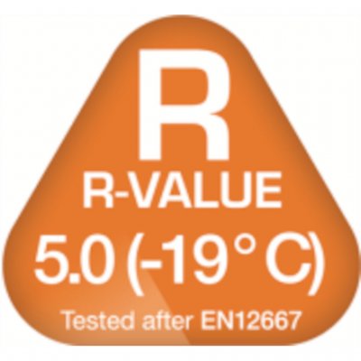 R-værdi 5,0 (-19°C)