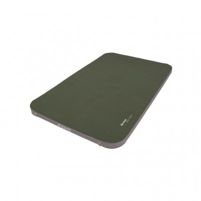 Outwell Dreamhaven Double 7,5 cm er en ekstra tyk og stabil, selvoppustelig sovepude med skumfyldning til teltcamping og friluft