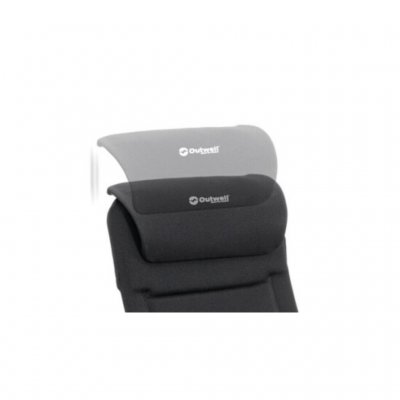 Justerbar nakkestøtte på liggestolen.