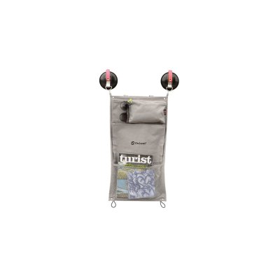 Tak kroge og øjer kan opbevaringslomme hængende op på forskellige måder.