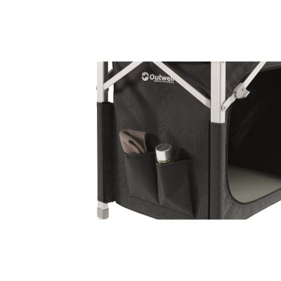 To sidelommer på hver side.