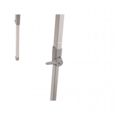 Let at justere højden på camping tabellen takket være teleskopben