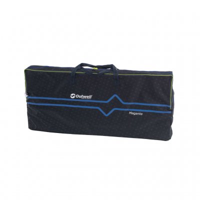 Demonteres i en lille pakkestørrelse og flyttes nemt med den medfølgende bæretaske