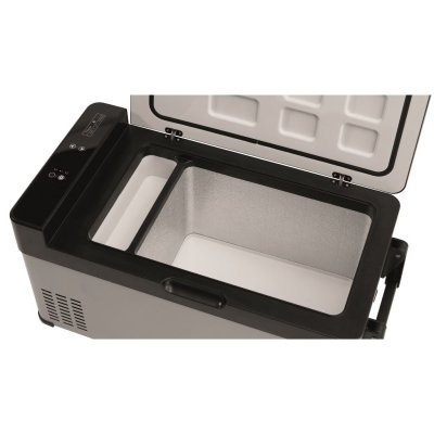 Kompressordrevet køleboks med to rum.