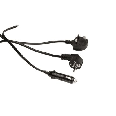 Køleboksen kan bruges både i en bil og med lysnettet.