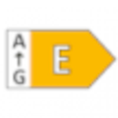 Køleboksens energiklasse er E