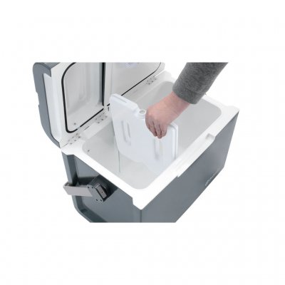 Køleboks isen pack, der fordobler som en skillevæg.