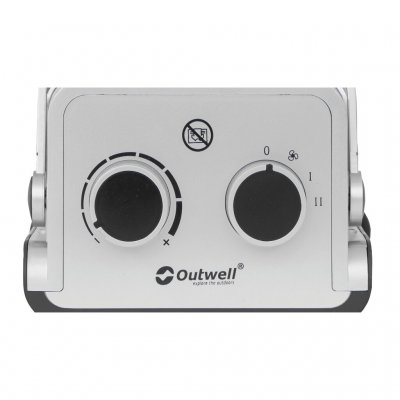 Outwell Katla Varmeblæser - tydelige effektknapper med flot design.