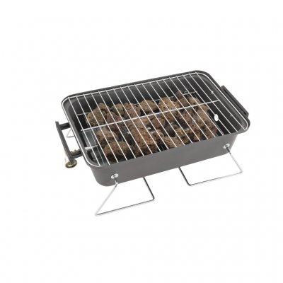 Lavasten i bunden af ​​gasgrillen giver jævn varme.