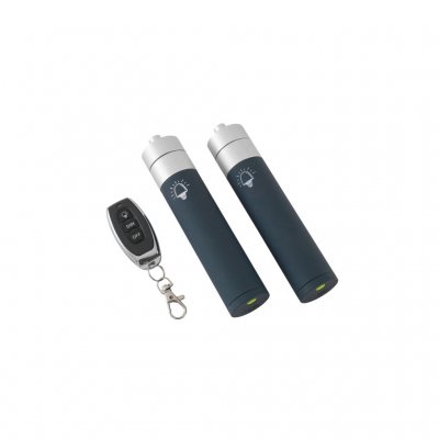 To batteripakker og en fjernbetjening til Outwell Nightlight System.