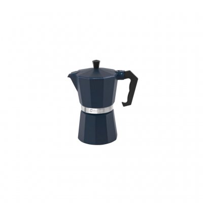 Lille og handy espressomaskine, der forstærker campingferien, fra danske Outwell.