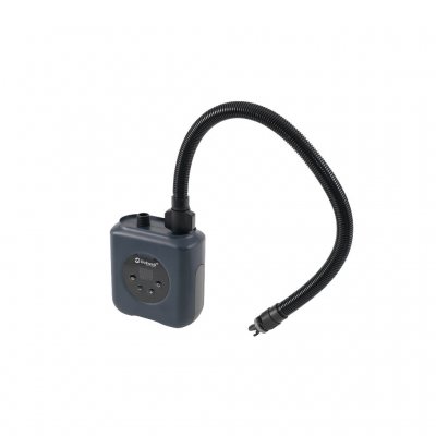 Lang og fleksibel slange, der leveres med 7 forskellige ventiladaptere og en Outwell FHF-ventiladapter.