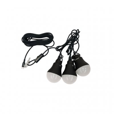 USB-/netdrevet teltlampe med dæmper, kan hænges på væggen eller i loftet.