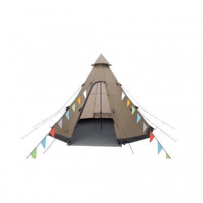 Flagspil ved Easy Camp Moon tipi telt.