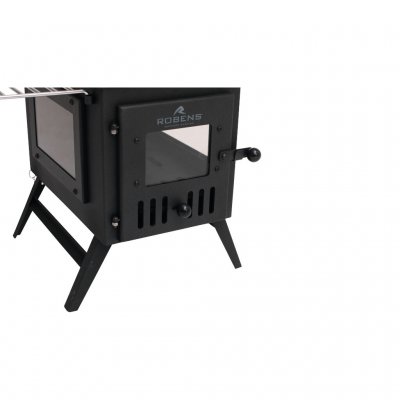 Spjæld og vindue på døren.