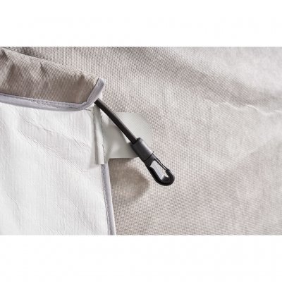 Spænde i bunden for at strække og tætne mod camperen.