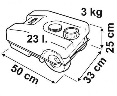 Fiamma Roll-Tank 23W Spildevandstank - Outlet