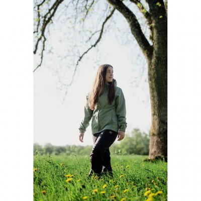 2117 Viskafors Regnjakke Dame Vintage Green 