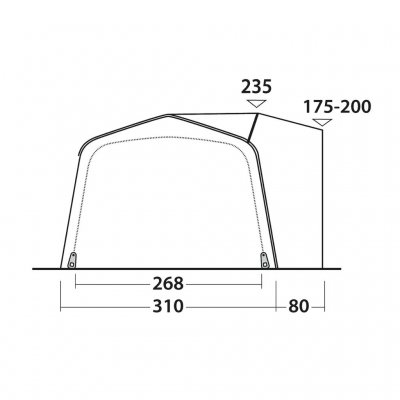  Outwell Jonesville 290SA Biltelt