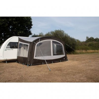 Frontpanel til Telta Sky 400 soltag med luftkanaler.