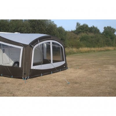 Frontpanel til Telta Sky 400 soltag fra siden.