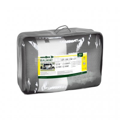 Brunner Balmat fortelt campingvogn og autocamper kommer i en pose til transport og opbevaring.