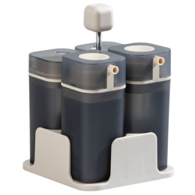 Magnetisk bordssæt (Salt, Peber, Olie, Eddike