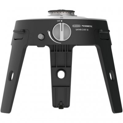 Drejeknappen gør det nemt at justere flammen på grillen.