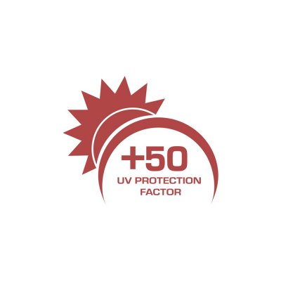Strandbeskyttelsen har en solbeskyttelsesfaktor på +50.