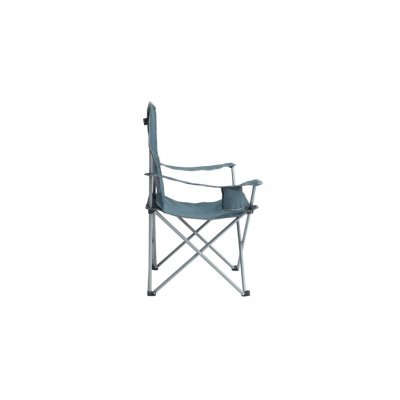 Spruce Arm Chair Fjord Blue er en slidstærk og sammenklappelig stol, perfekt til camping.