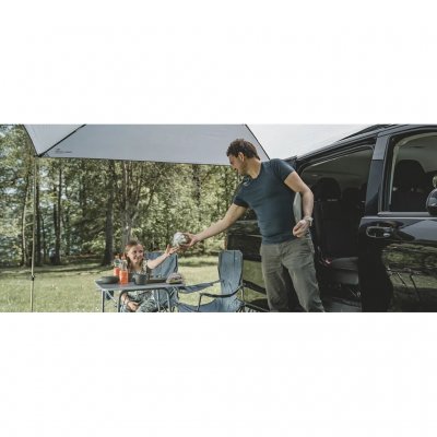 Markise/soltag med ekstra ståhøjde