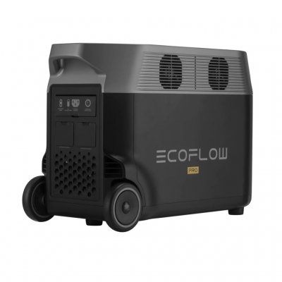 EcoFlow Delta Pro har hjul for lettere transport.