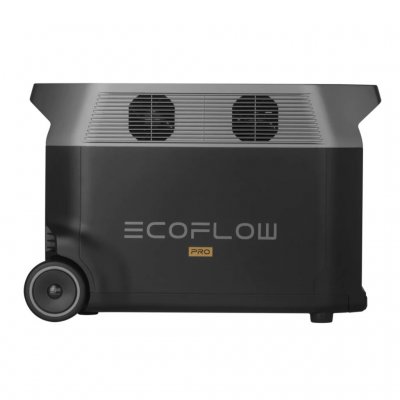 EcoFlow Delta Pro Powerstation fra siden.