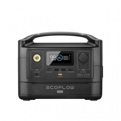 Større batteri med 230V, 12V, USB-stik. Perfekt til camping, hytten eller strømafbrydelsen