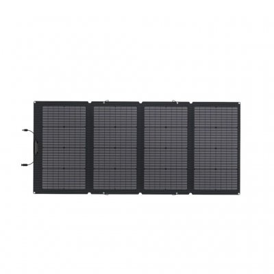 Holdbart stort solpanel på 220W, der giver effektiv opladning af din EcoFlow Power Station selv i dårligt vejr.