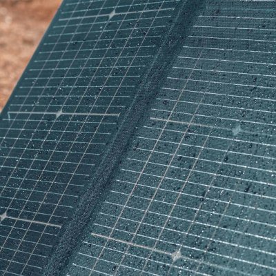 Regnafvisende solpanel.