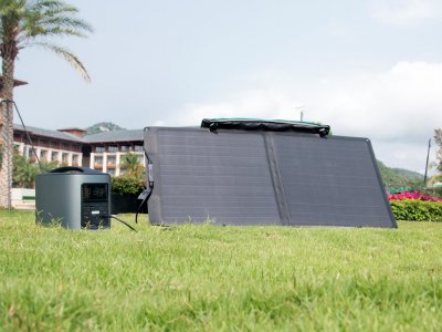 Oplad din EcoFlow Power Station via 110W solpanel.