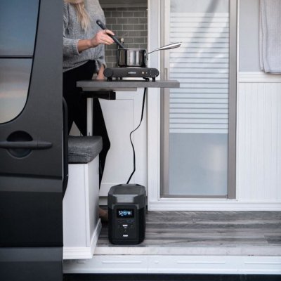 Perfekt i stedet for et elektrisk system til en campingvogn. Støjsvag og uden udstødningsgasser.