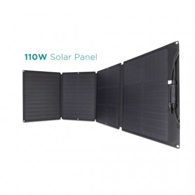EcoFlow 110W Solar panel forfra