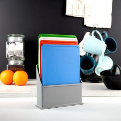 Excellent Houseware Skærebrætsæt - 4 stk - Outlet