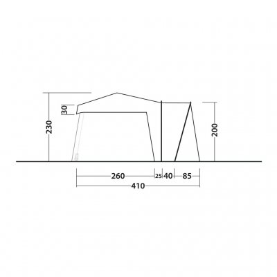 Outwell Fastlane 300 Front Canopy